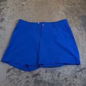 Under Armour Blue Golf Shorts HeatGear Athletic Performance Womens size‎ 10 32"